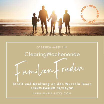 ClearingWochenende: FamilienFrieden - Streit und Spaltung beenden ~ 28.-30.3.2025
