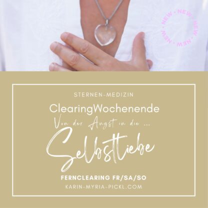 ClearingWochenende: Von der Angst in die Selbstliebe - 10.-12.10.2025