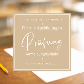 Prüfung - Anmeldung und Gebühr